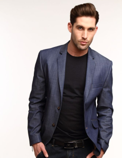 Farmer hatású sportzakó könyökfolttal