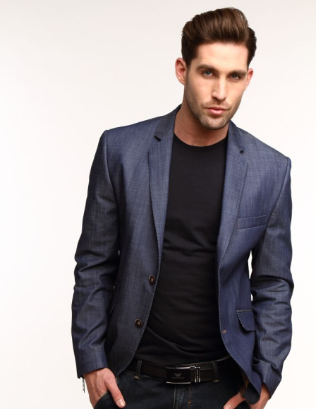 Farmer hatású sportzakó könyökfolttal