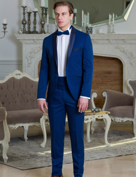 Kék férfi szmoking vásárlás