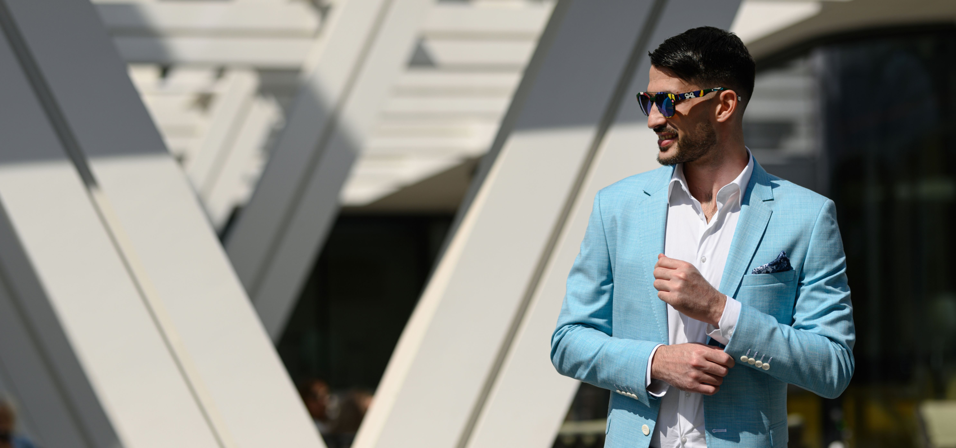 Elegáns extra méretű férfi ruházat öltöny üzlet