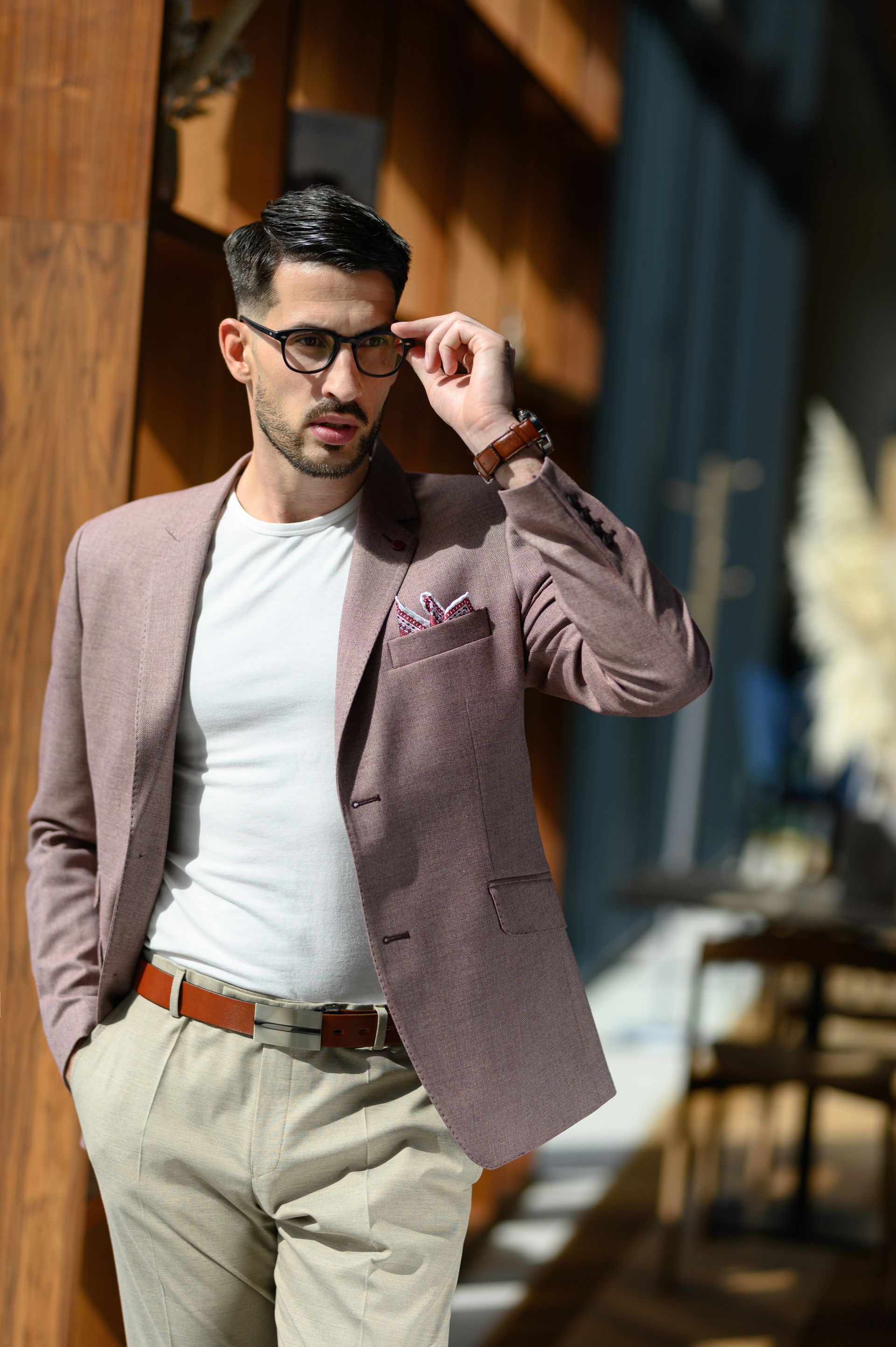 Sportos férfi öltöny