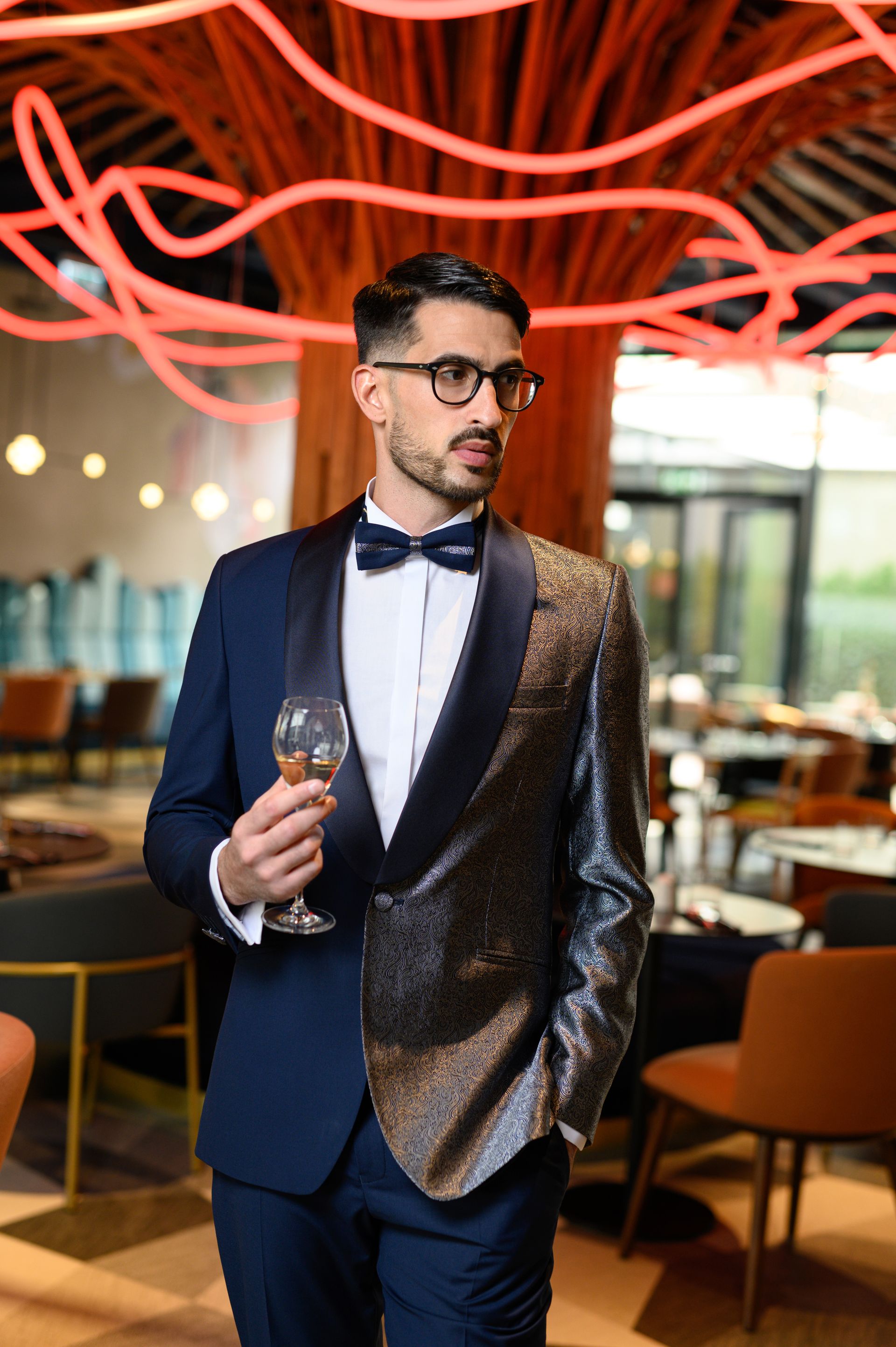 Kétszínű gála ruha